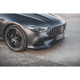 Накладка сплиттер на передний бампер на Mercedes AMG GT 53 4D Coupe
